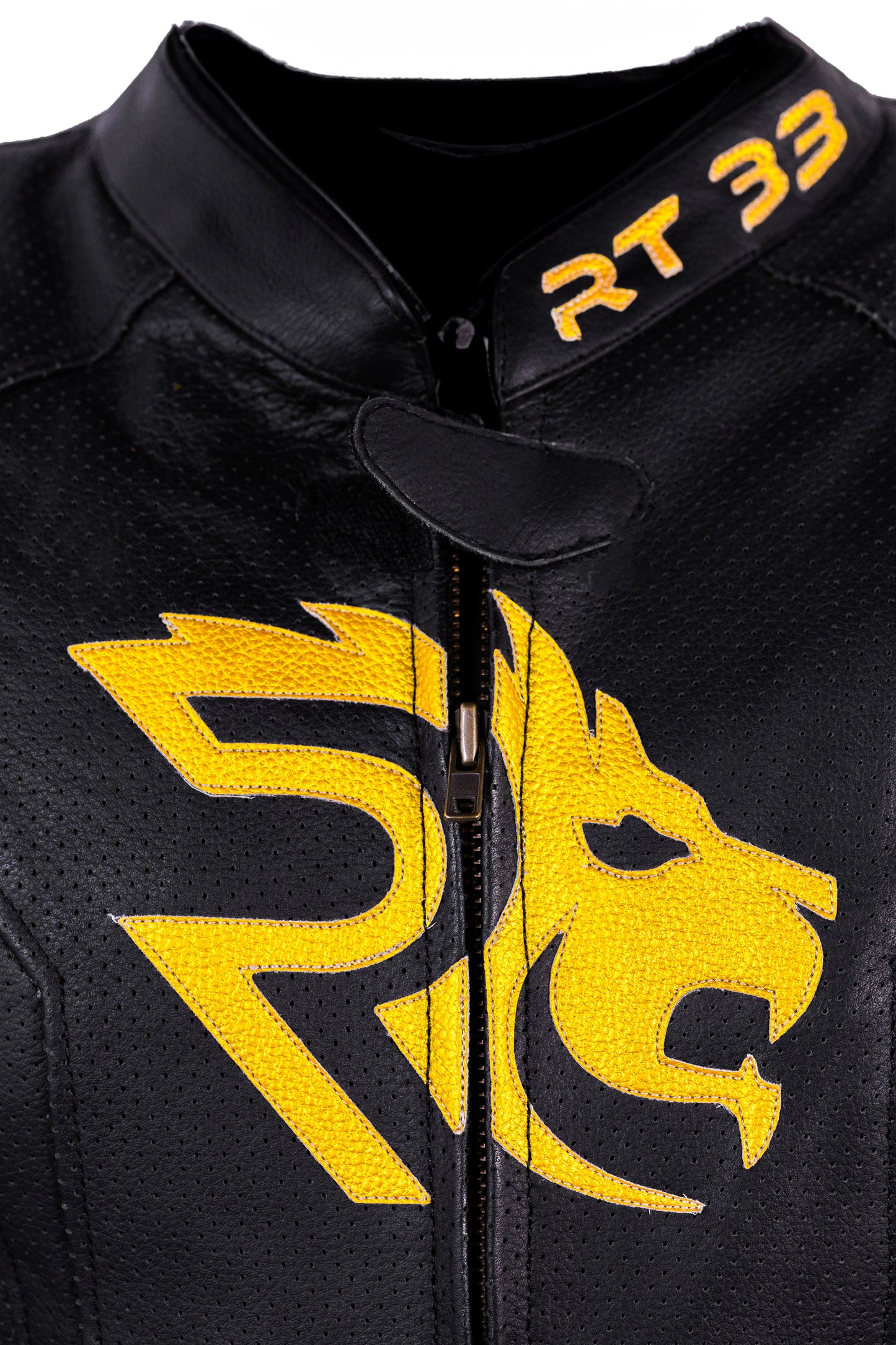 Roaring Toyz 33 Black Gold Racing Two Piece Suit