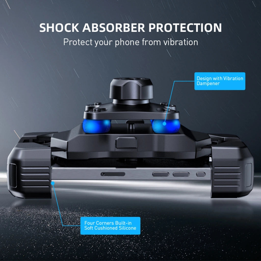 REVLOX FlexPro Motorcycle Mobile Mount with Vibration Dampener