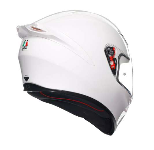 AGV K1 S Solid Gloss White Helmet