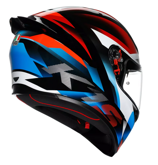 AGV K1 S Fastlap Gloss Black Red Blue Helmet