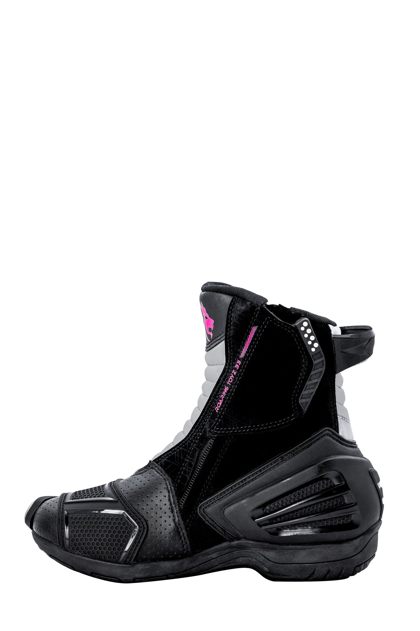 Roaring Toyz 33 Blazekin Pink Black Short Racing Boots