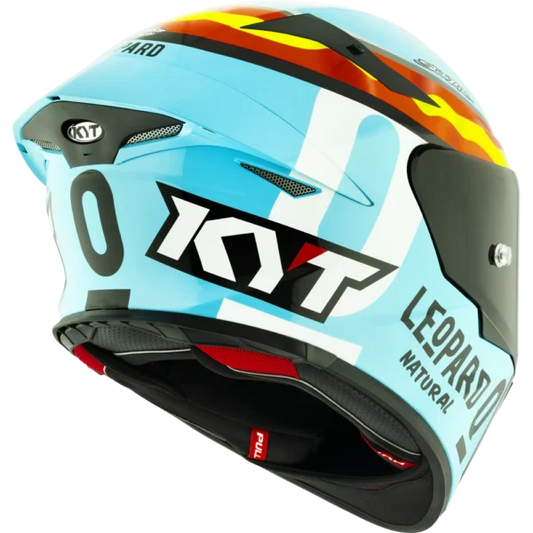 KYT TT Revo Leopard Replica Spaniard Gloss Helmet