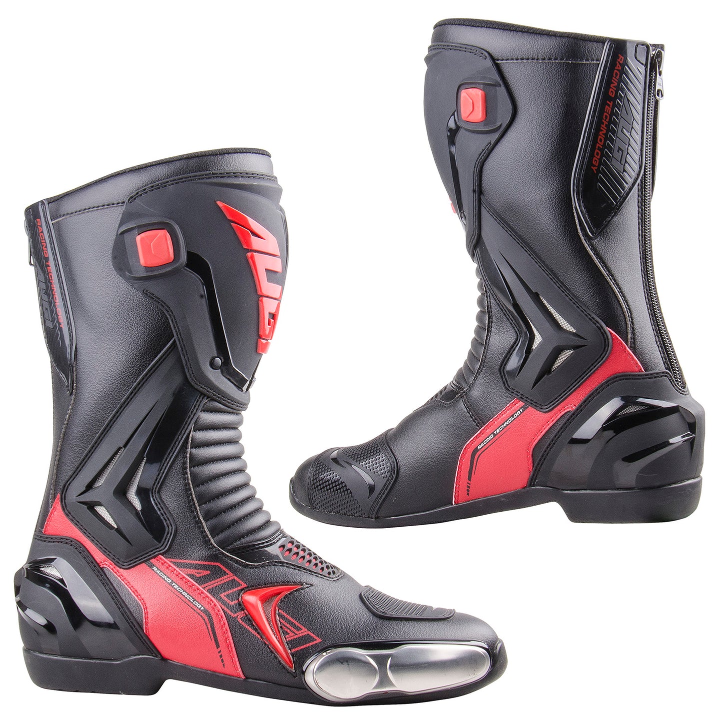 Augi Racing AR-3 Racing Boots Black Red