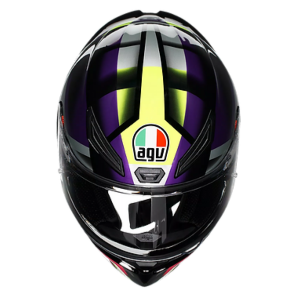 AGV K1S HELMET FASTLAP BLACK PURPLE PINK GLOSS