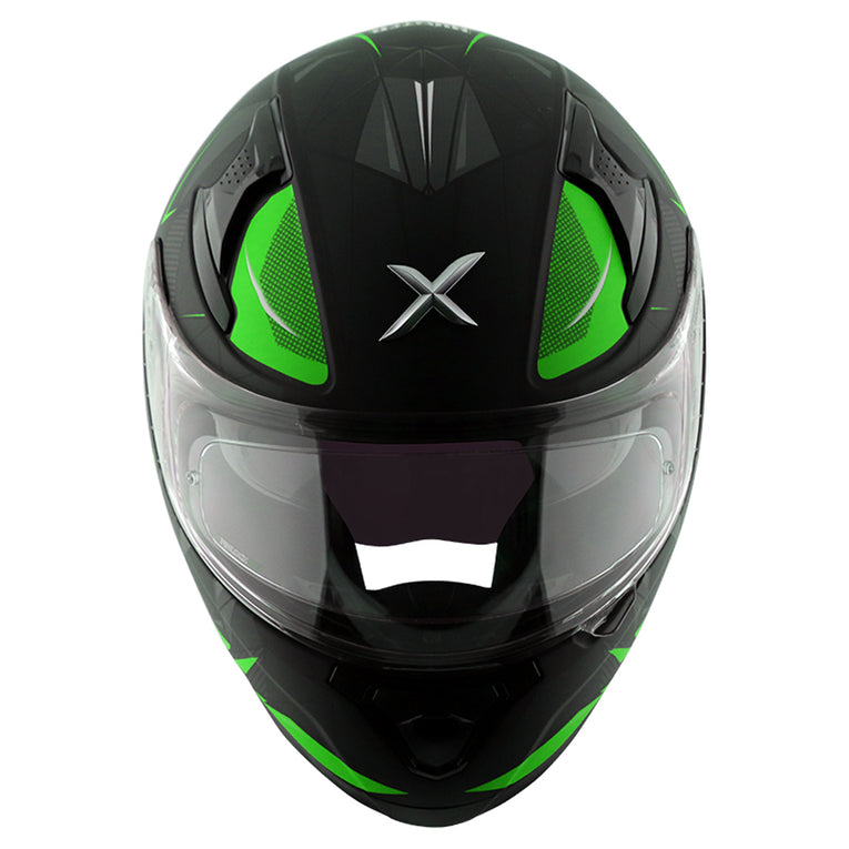Axor Apex Hunter Helmet DULL BLACK NEON GREEN