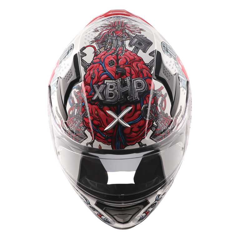 Axor xBhp Bionic Helmet White Red