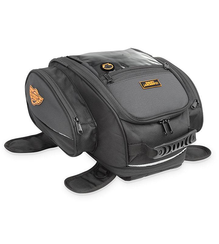 Guardian Gears Jaws Magnetic 28L Tank Bag – Secure Fit & Expandable. Rain Cover Included.