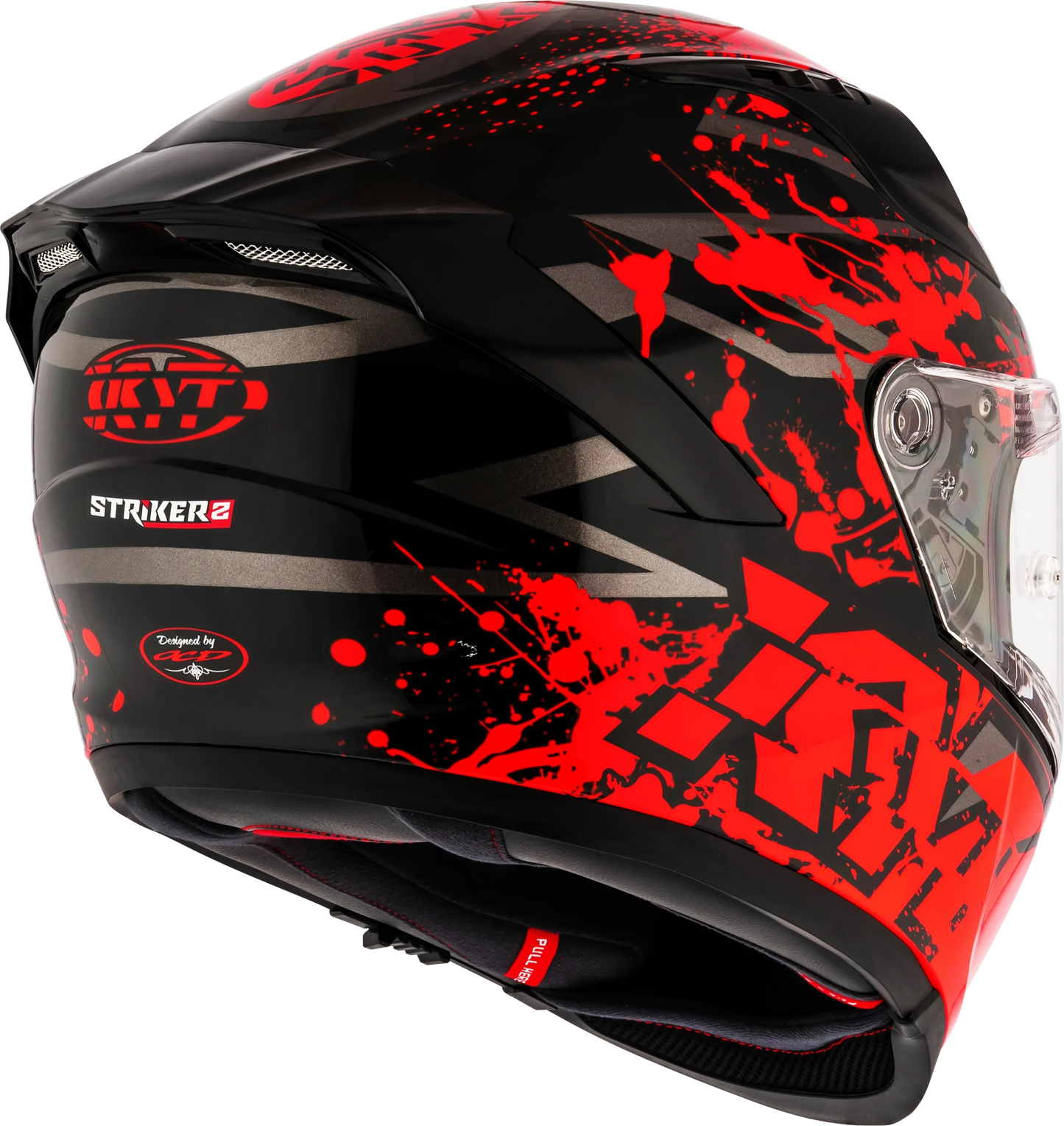 Kyt Striker 2v Flaming Red