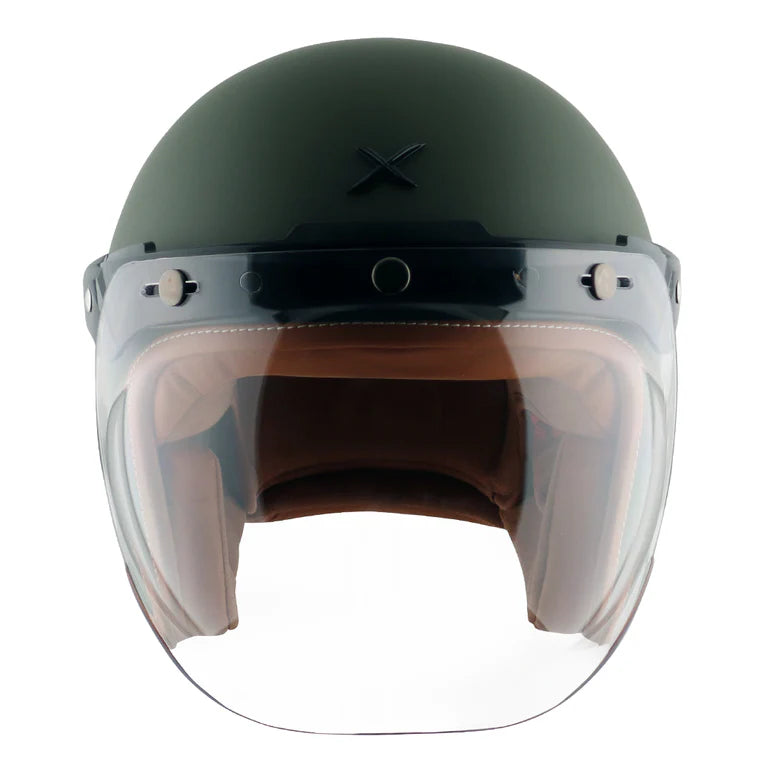 Axor Retro Jet Helmet Dull Battle Green