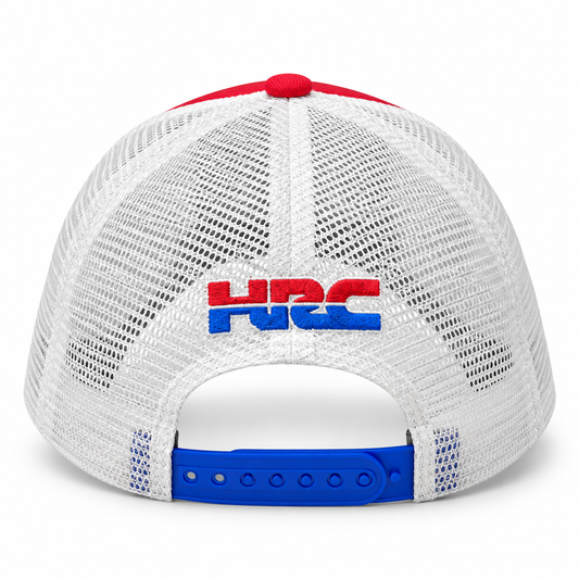 Honda HRC Red Mesh Trucker Printed Cap