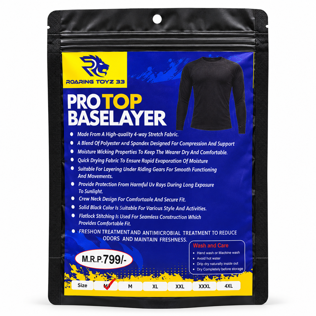 Roaring Toyz 33 Pro Base Layer Top