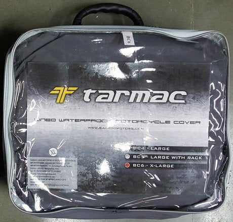 Tarmac Lined Waterproof motorcycle cover