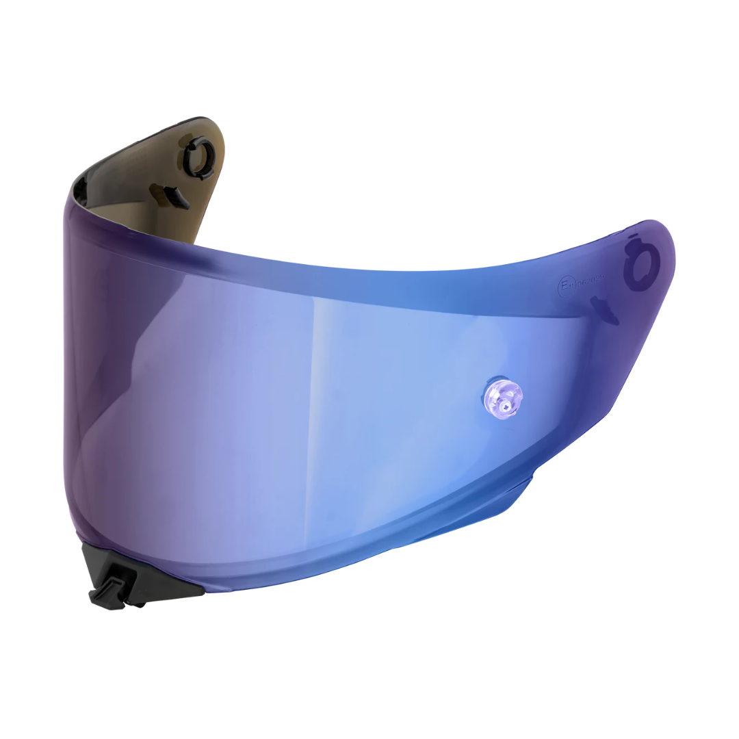 KYT TT Revo Iridium Blue Visor