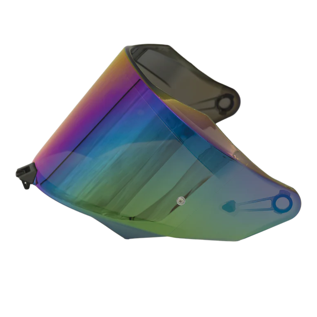 KYT TT Revo Iridium Rainbow Visor