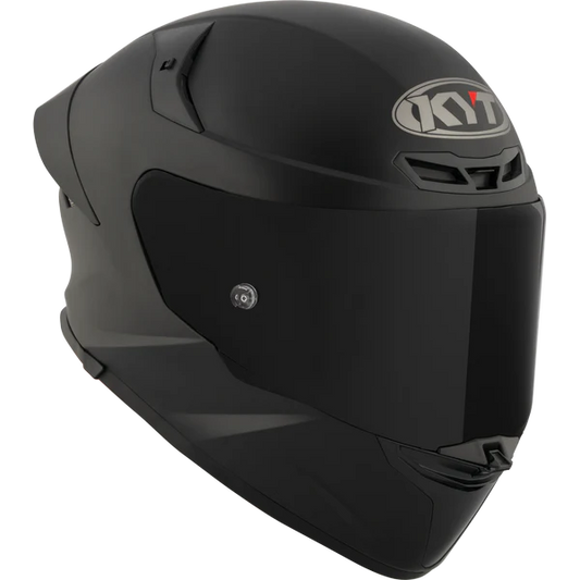 KYT TT Revo Plain Black Matt Helmet