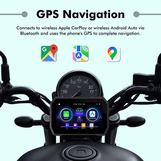 Simtac motorcycle 5″ navigation system with DVR – M4D