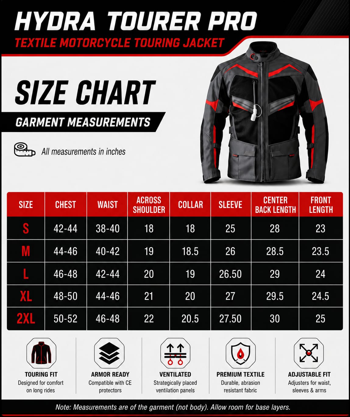Roaring Toyz 33 Hydra Tourer Pro Jacket