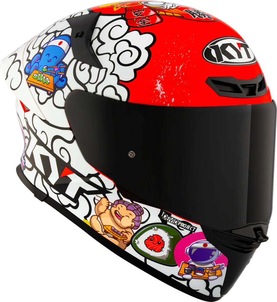 KYT TT Revo Sushi Time Gloss Helmet