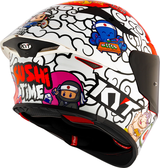 KYT TT Revo Sushi Time Gloss Helmet