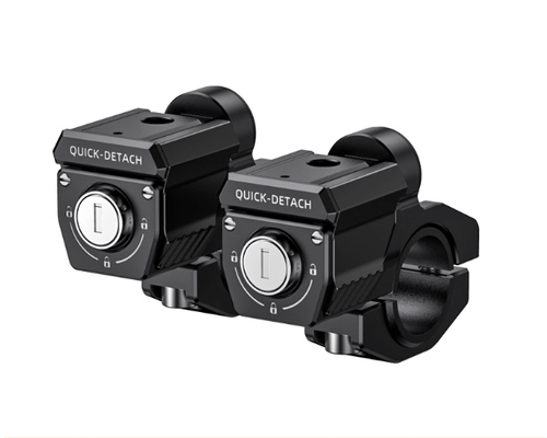 L18S Motorcycle Auxiliary Lights – 23000LM High/Low Beam with 8-Level Brightness & Color Temp Adjustment, 3 Warning Modes, IP68 Waterproof (Pair)