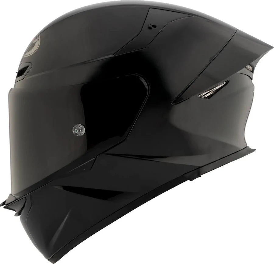 KYT TT REVO Plain Black Helmet