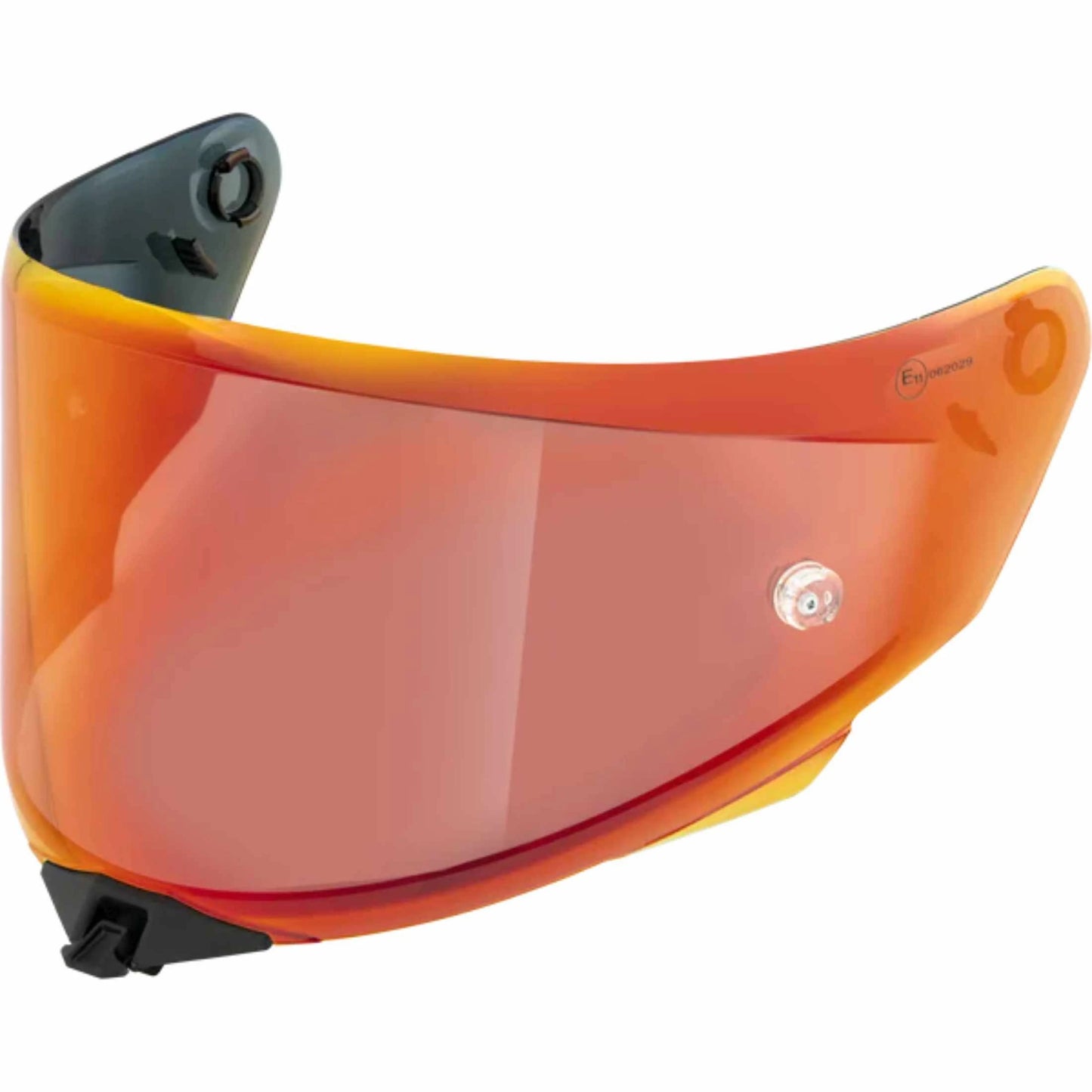 KYT TT REVO Visor - Spare Visor Iridium Red