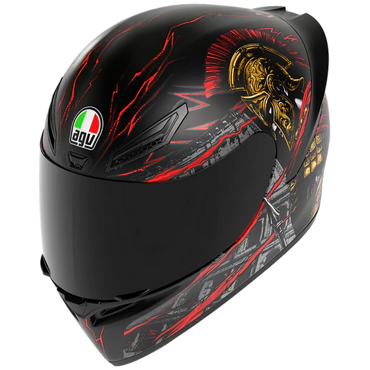 AGV K1 S Gladiator Matt Black Red Helmet