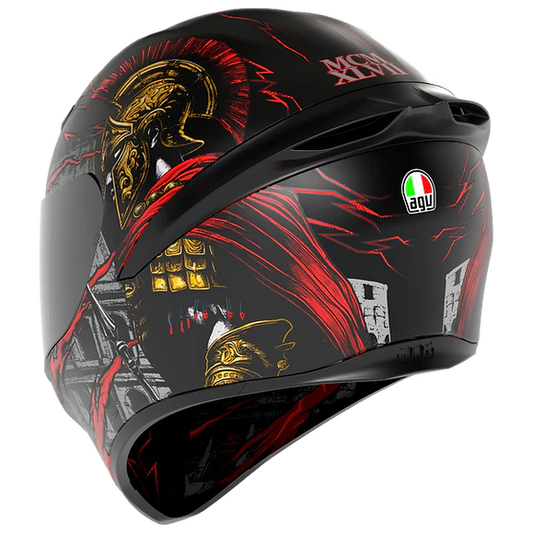AGV K1 S Gladiator Matt Black Red Helmet