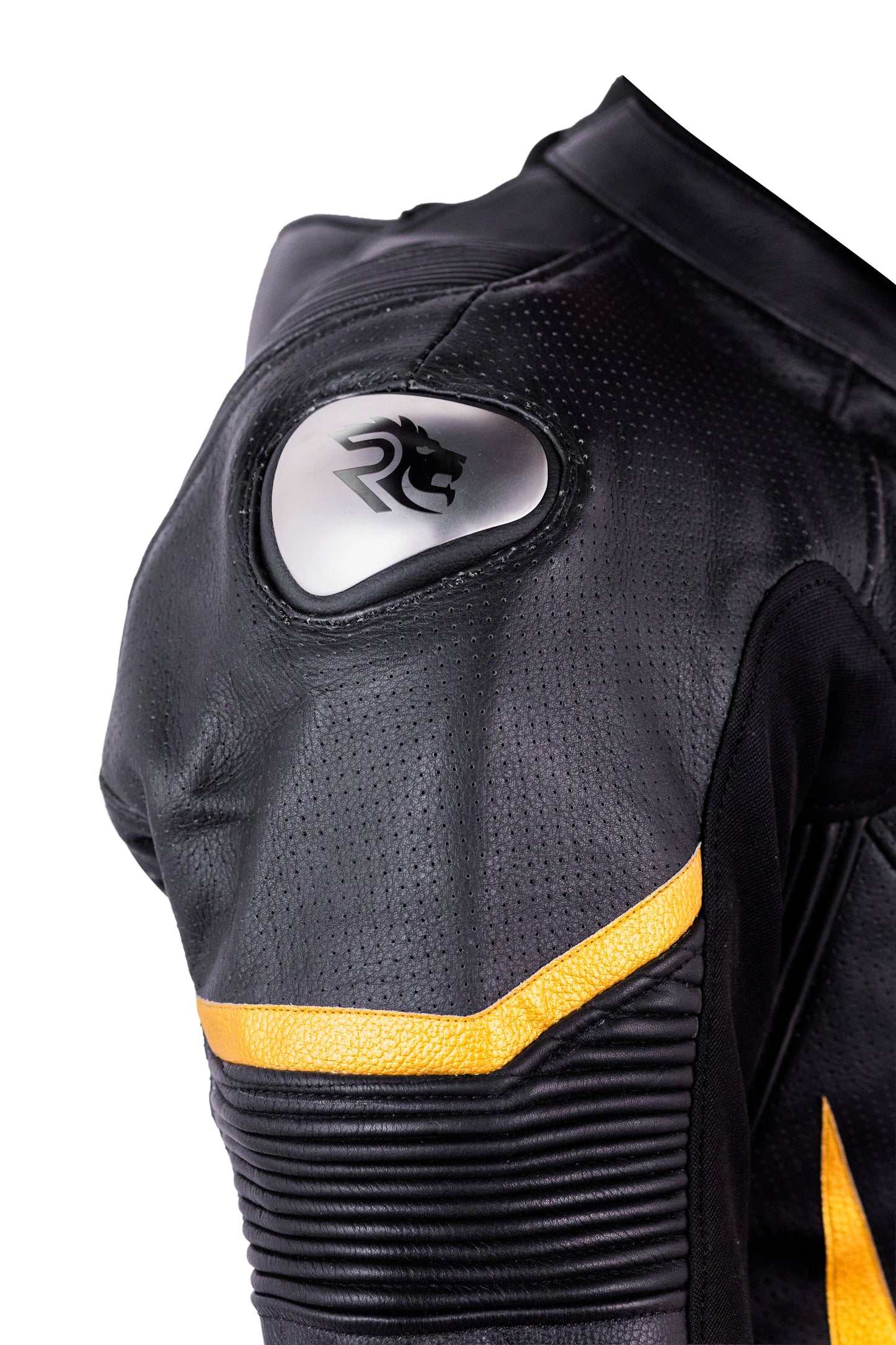 Roaring Toyz 33 Black Gold Racing Two Piece Suit