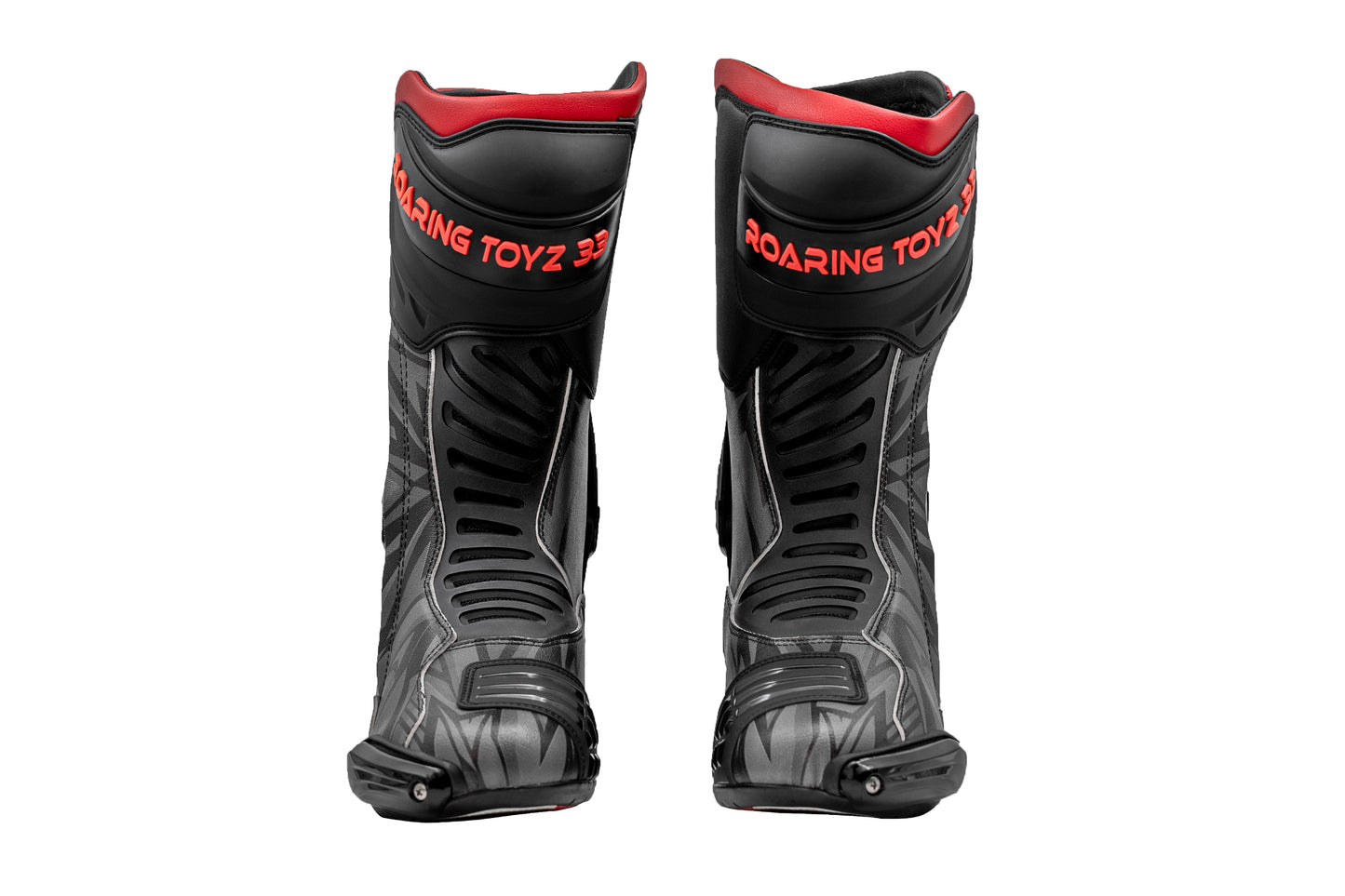 Roaring toyz 33 Raptor Red Black Racing Boots