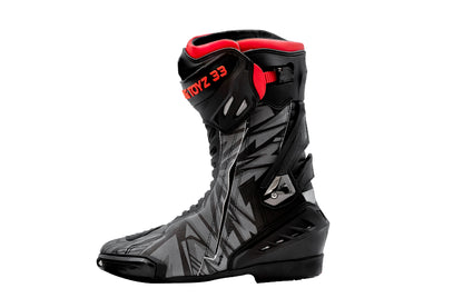 Roaring toyz 33 Raptor Red Black Racing Boots