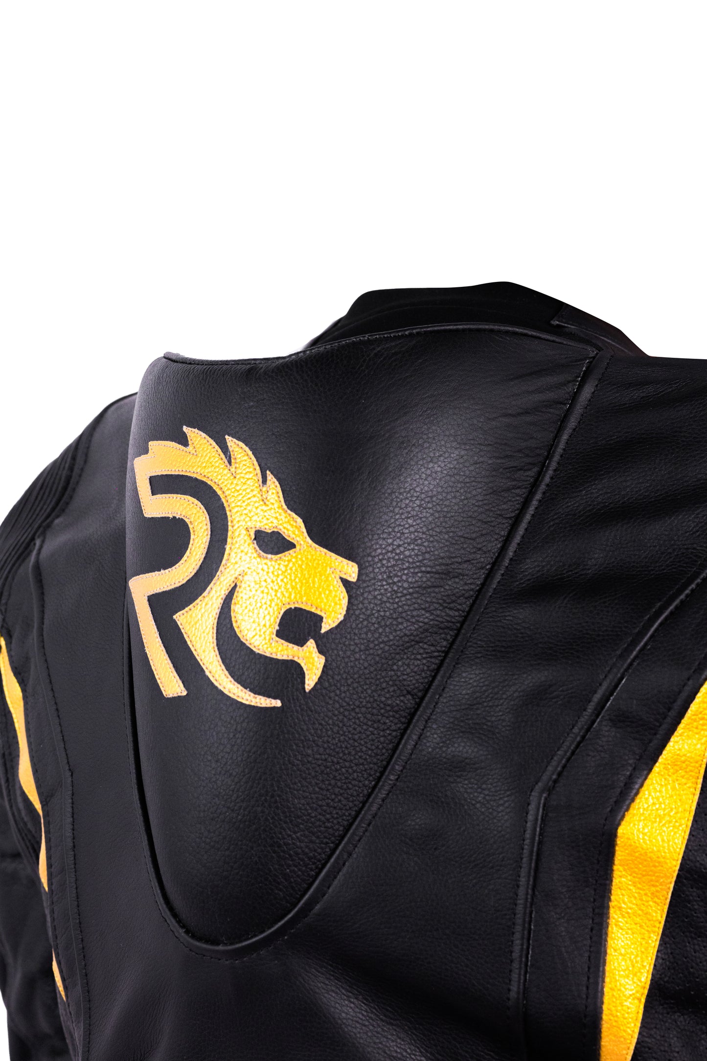 Roaring Toyz 33 Black Gold Racing Two Piece Suit