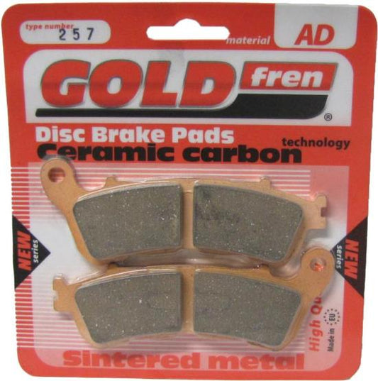 GOLD FREN BREAK PADS 257 CEREMIC