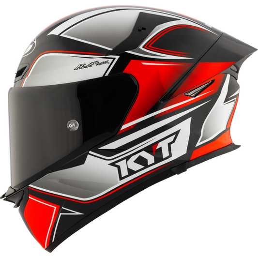 KYT TT Revo Tourist Red Fluo Helmet