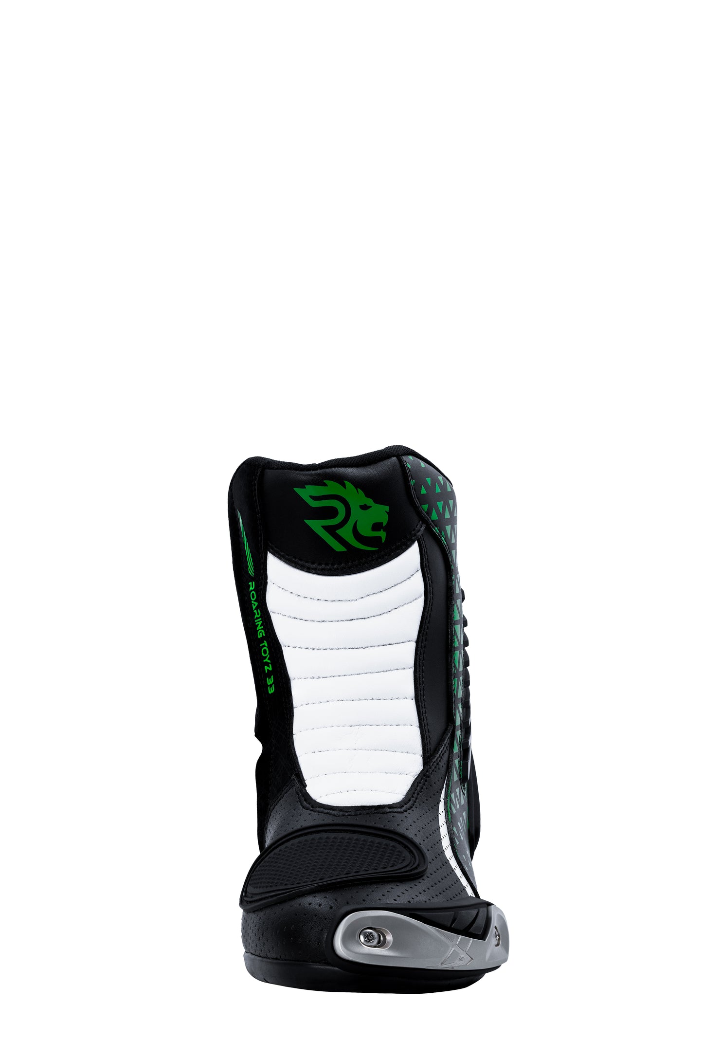Roaring Toyz 33 Blazekin Green Black  Short Racing Boots