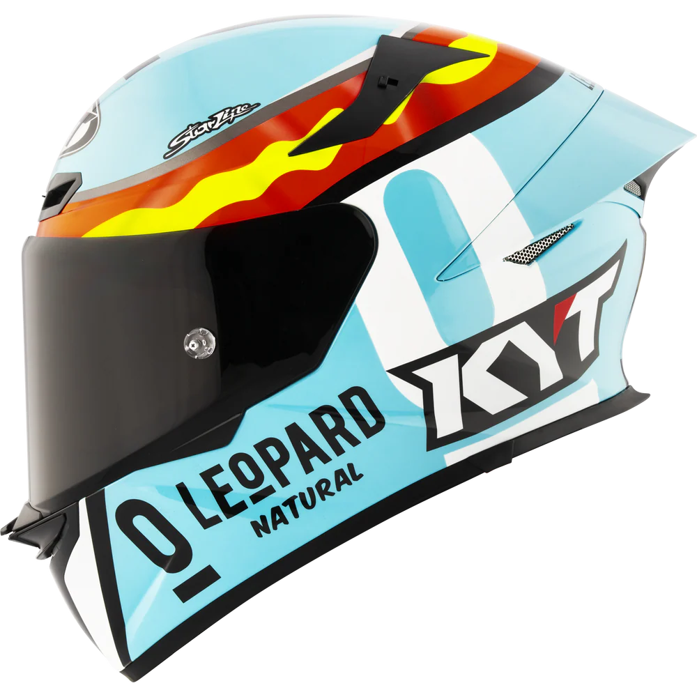 KYT TT Revo Leopard Replica Spaniard Gloss Helmet