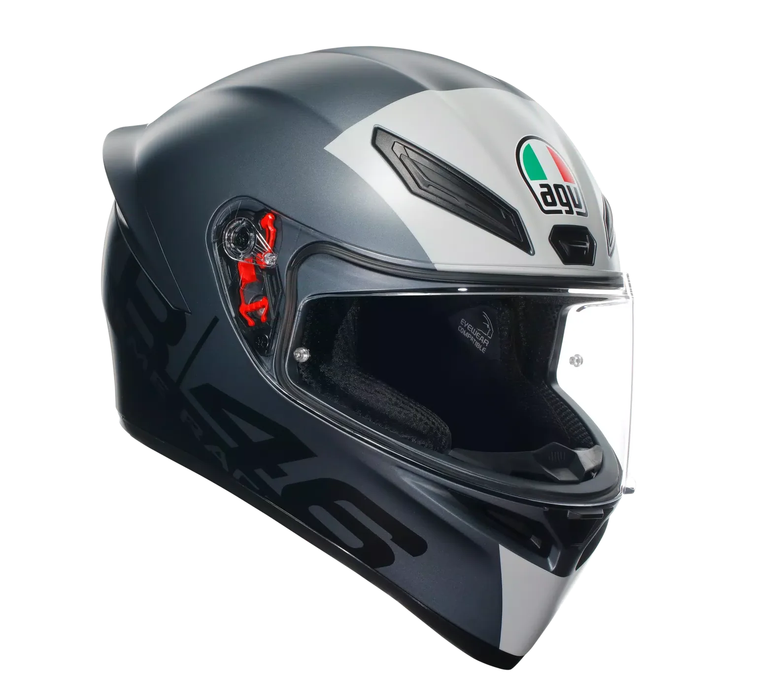 AGV K1 S Limit 46 Matt Black Grey Helmet – Roaring Toyz 33