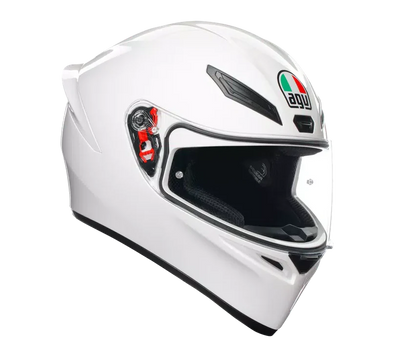 AGV K1 S Solid Gloss White Helmet