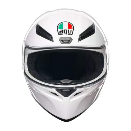 AGV K1 S Solid Gloss White Helmet
