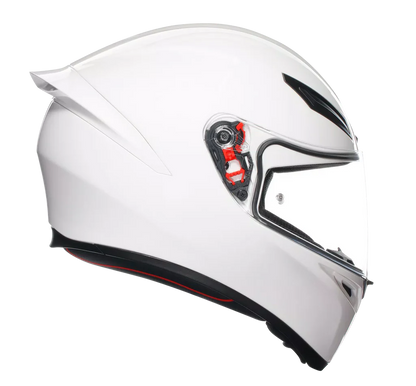 AGV K1 S Solid Gloss White Helmet