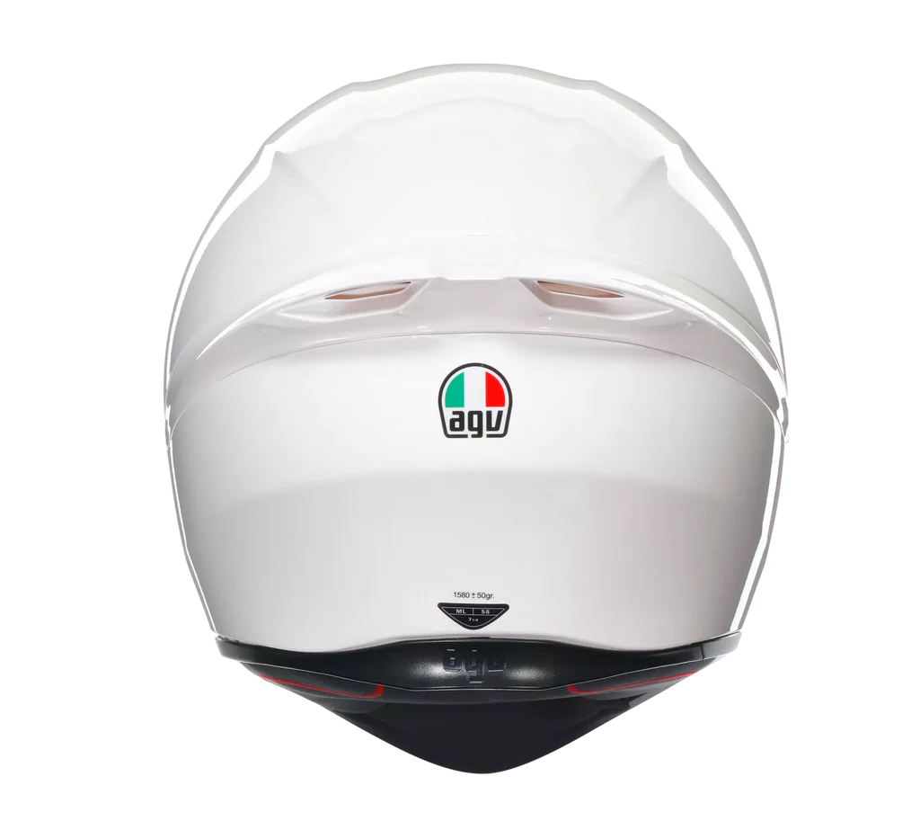 AGV K1 S Solid Gloss White Helmet