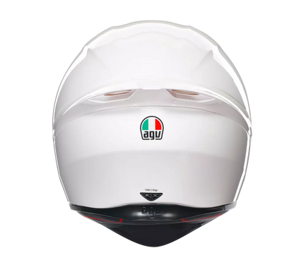AGV K1 S Solid Gloss White Helmet