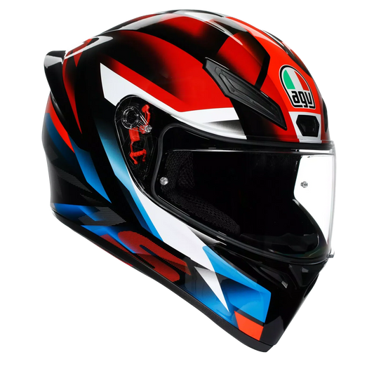 AGV K1 S Fastlap Gloss Black Red Blue Helmet