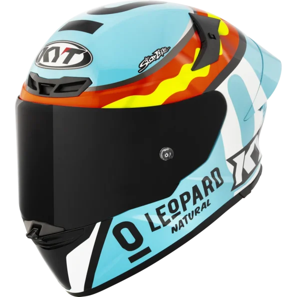 KYT TT Revo Leopard Replica Spaniard Gloss Helmet