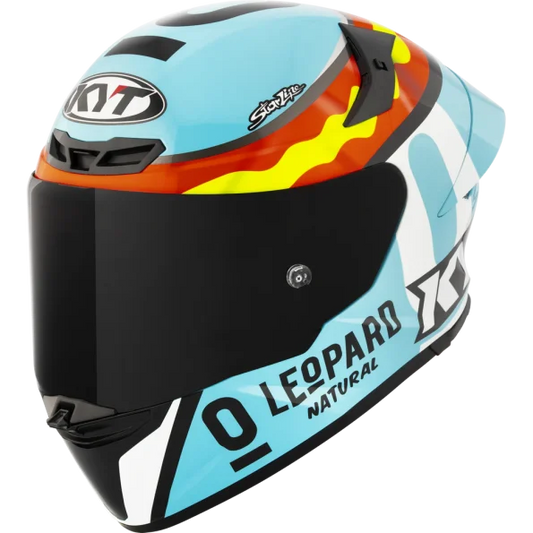 KYT TT Revo Leopard Replica Spaniard Gloss Helmet