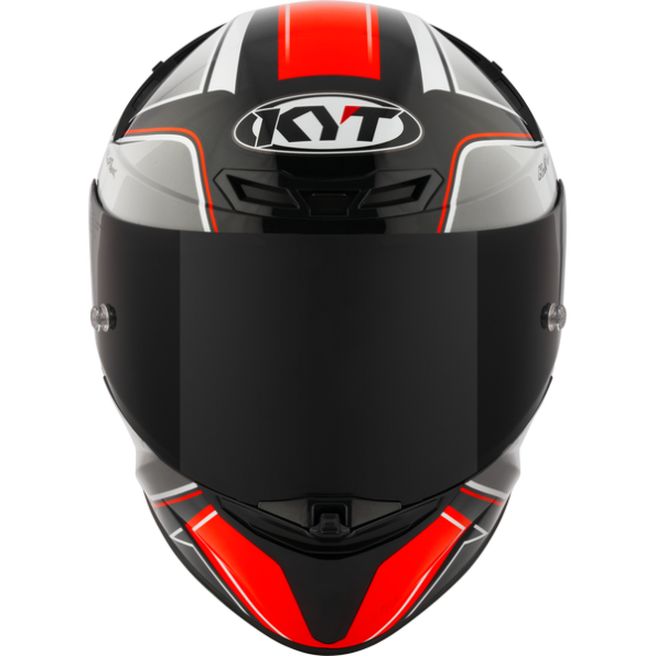 KYT TT Revo Tourist Red Fluo Helmet
