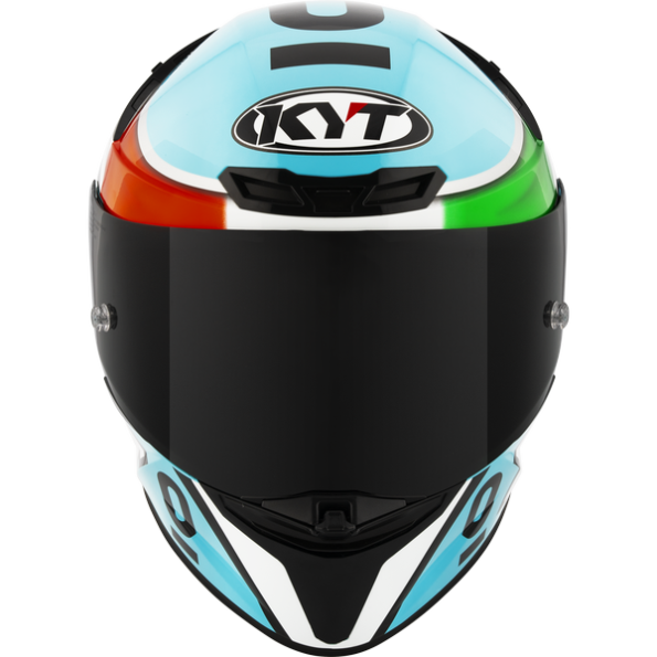 KYT TT Revo Leopard Replica Tricolore Helmet