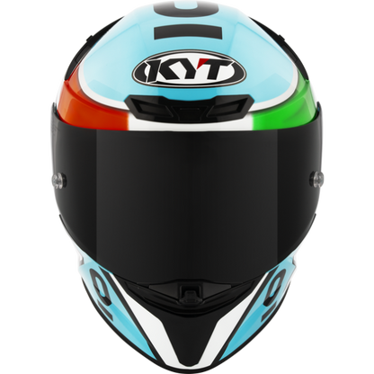 KYT TT Revo Leopard Replica Tricolore Helmet