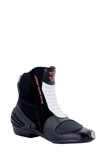 Roaring Toyz 33 Blazekin Red Black Short Racing Boots