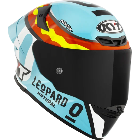 KYT TT Revo Leopard Replica Spaniard Gloss Helmet